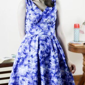 Retrolicious mystic cats dress, medium